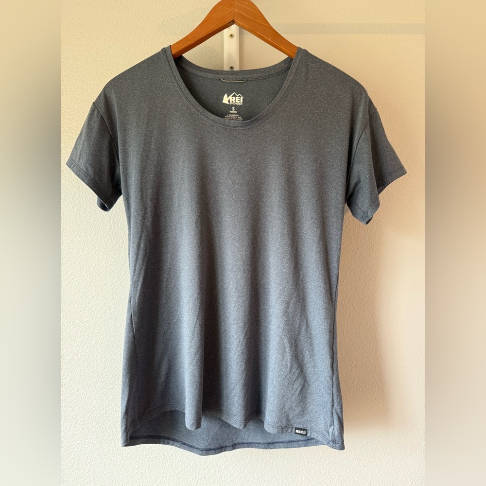 REI Women's Short Sleeve Tee - Heather Charcoal